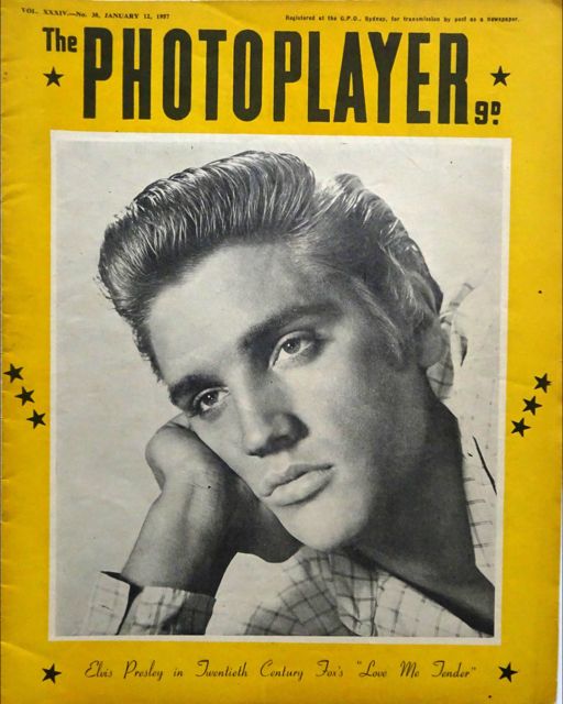 PHOTOPLAYER | THE magazine side cover  Vol 34 No 38 12 January 1957